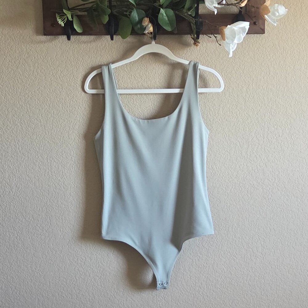 EXPRESS SAGE GREEN BODYSUIT